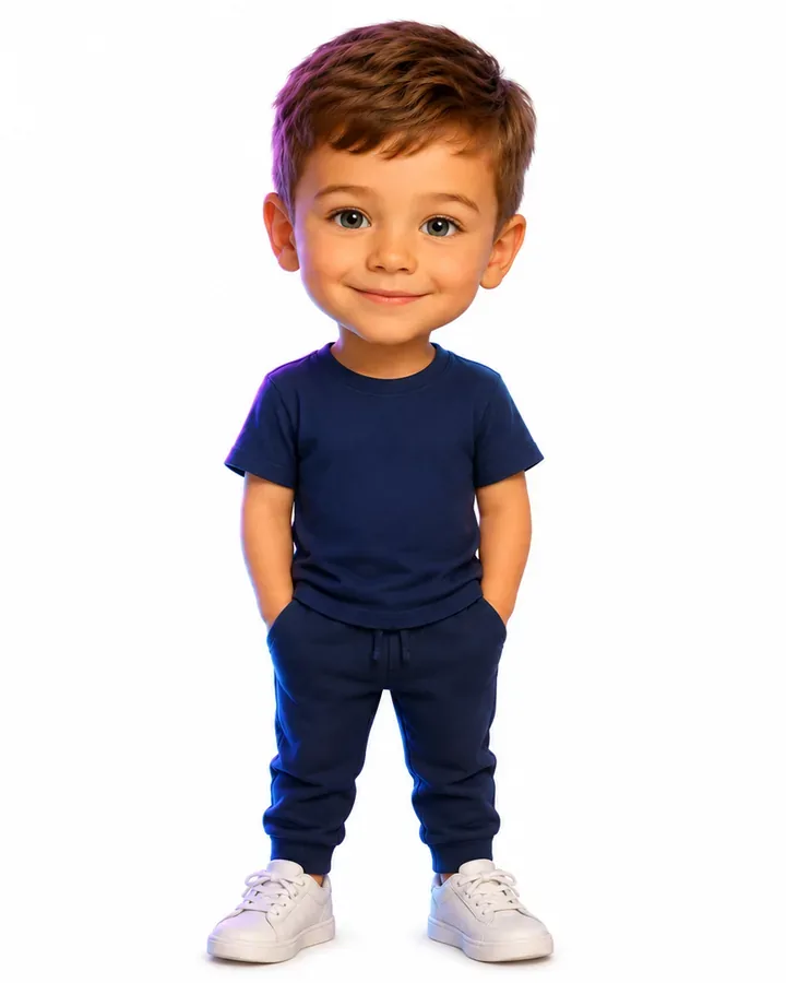 Criança virou personagem